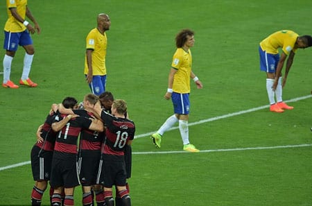Brazil đã phải nhận thất bại nhục nhã nhất trong lịch sử